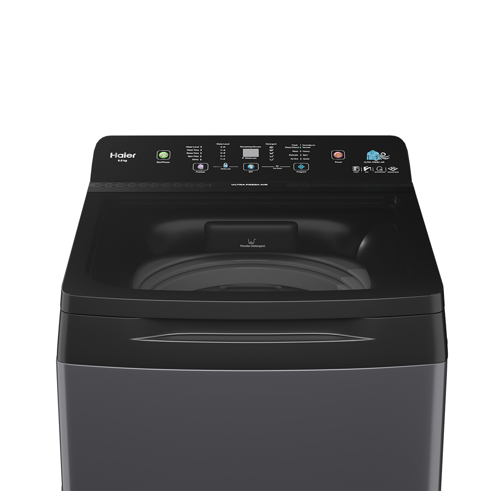 Haier 9KG Top Load Washing Washing Machine (HWM90-H688BK)